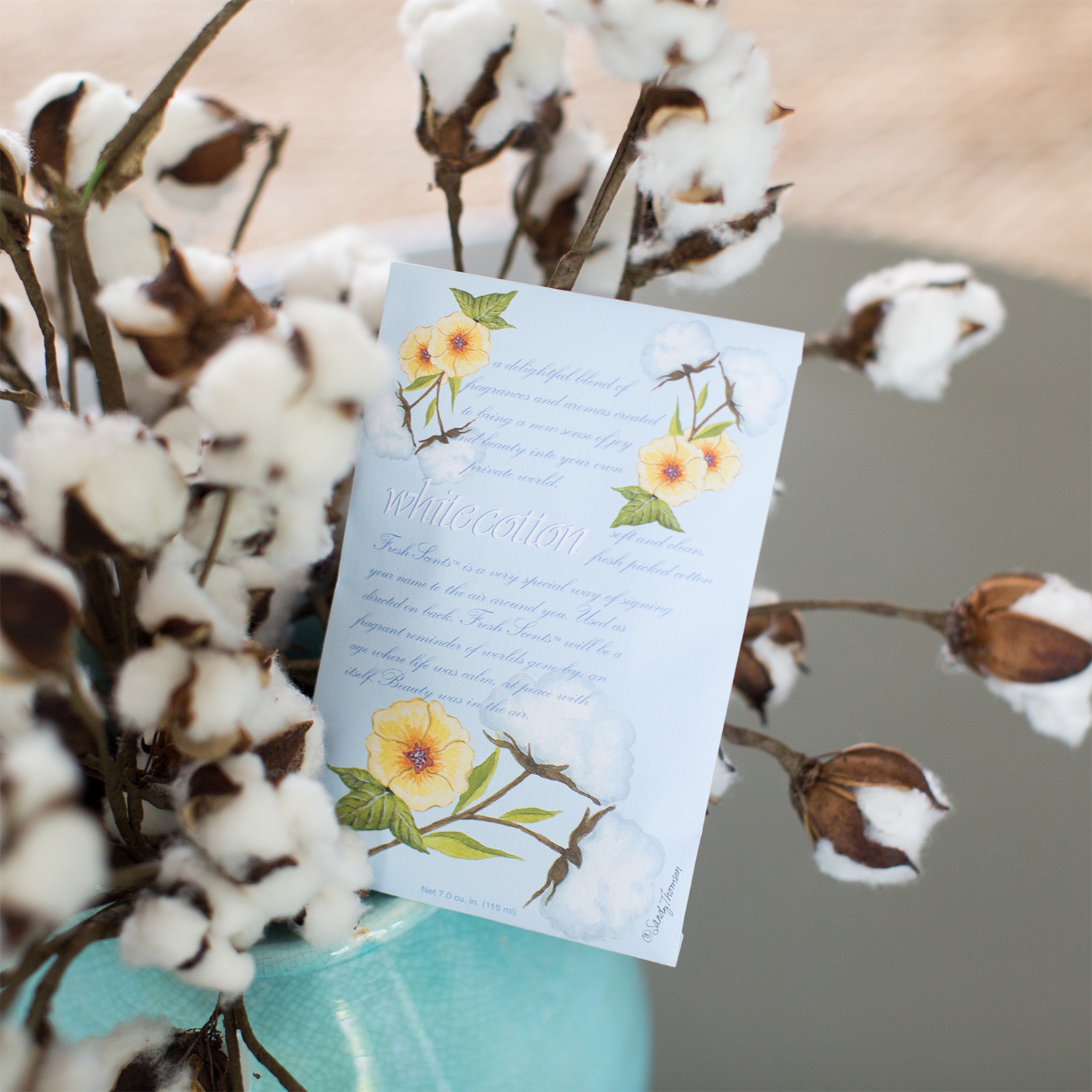 fresh-scents-white-cotton-duft-sachets-large-115-ml-baumwolle image 4