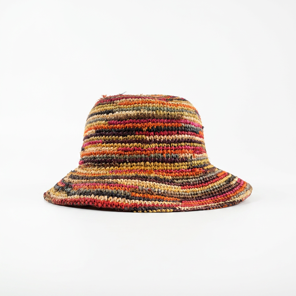 samis-cloche-raffiaborte-strohhut-patchwork-rollbar image 5