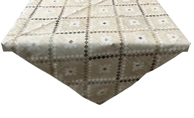 hossner-borgia-tischdecke-braun-beige-85x85-cm image 1