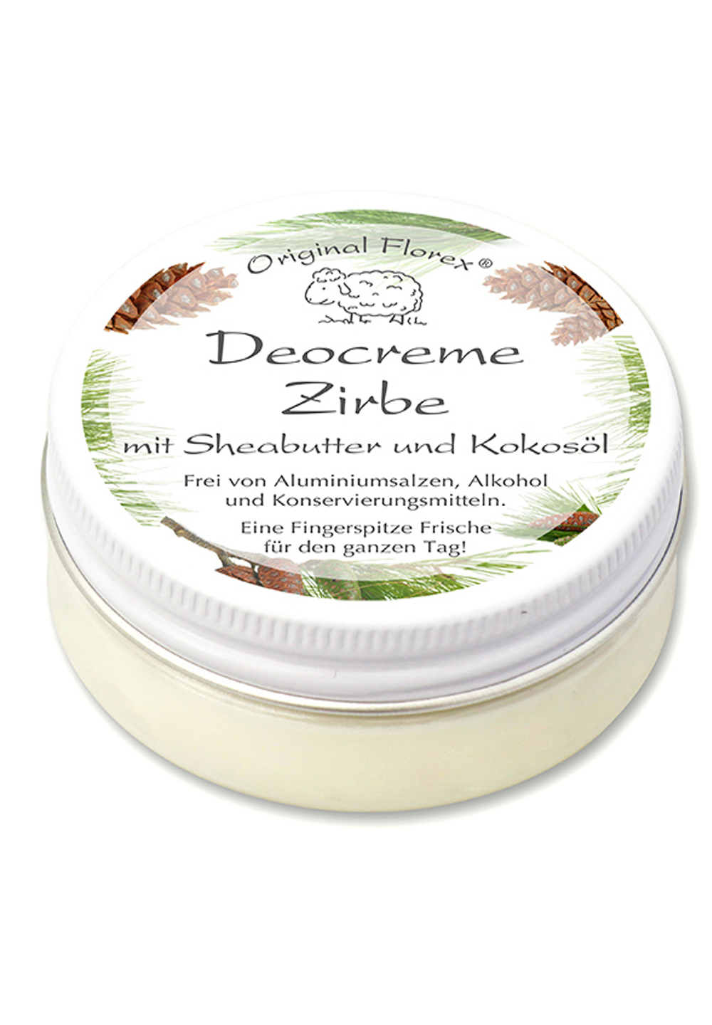 florex-zirbe-deocreme-vegan-40-ml-sheabutter-kokos-l image 1