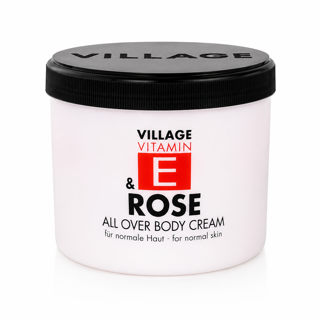 village-vitamin-e-rose-body-cream-k-rpercreme-500-ml-normale-haut image 1