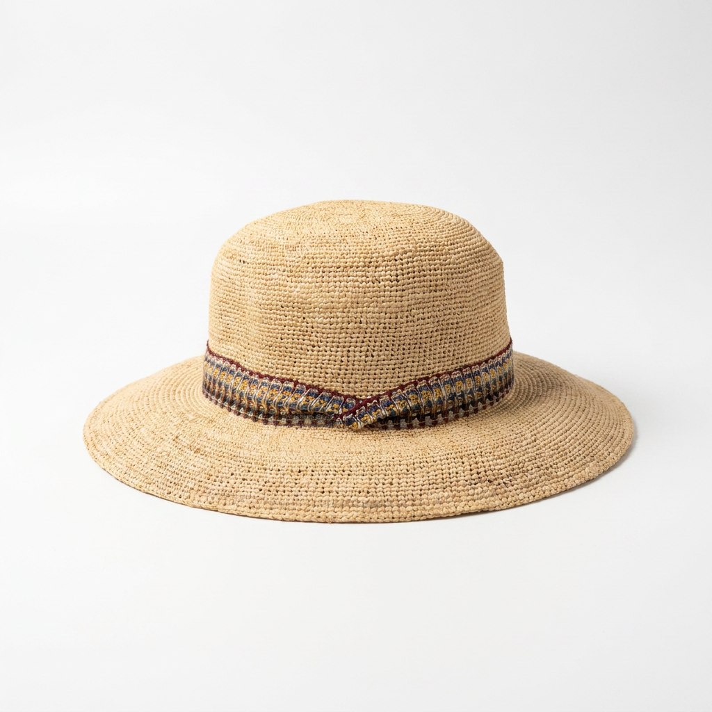 samis-flapper-cloche-strohhut-natur-one-size-mit-band image 4