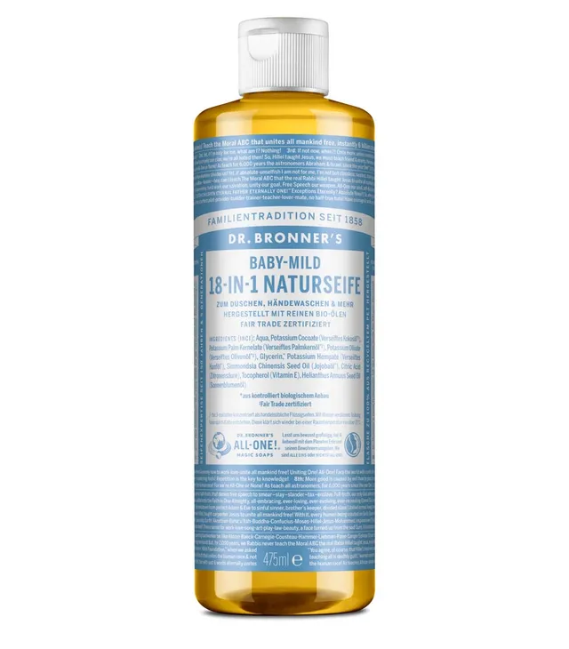 dr-bronner-s-baby-mild-18in1-seife-neutral-475-ml-oliven-l image 1