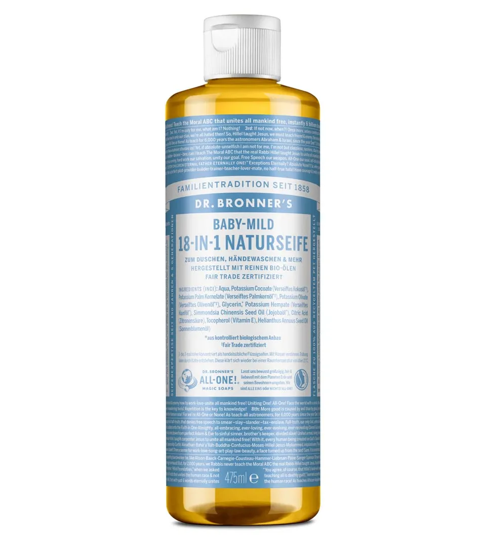 dr-bronner-s-baby-mild-18in1-seife-neutral-475-ml-oliven-l image 1