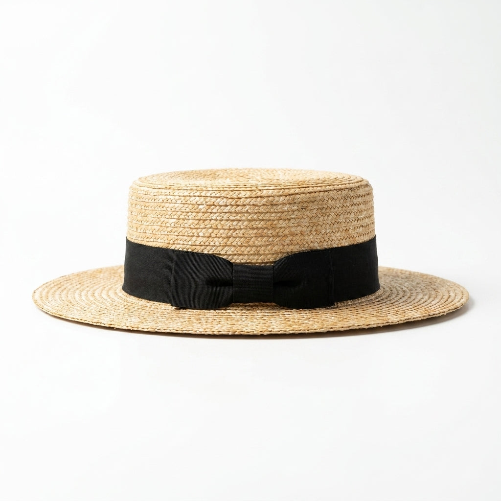 samis-florentiner-strohhut-boater-natur-one-size image 2