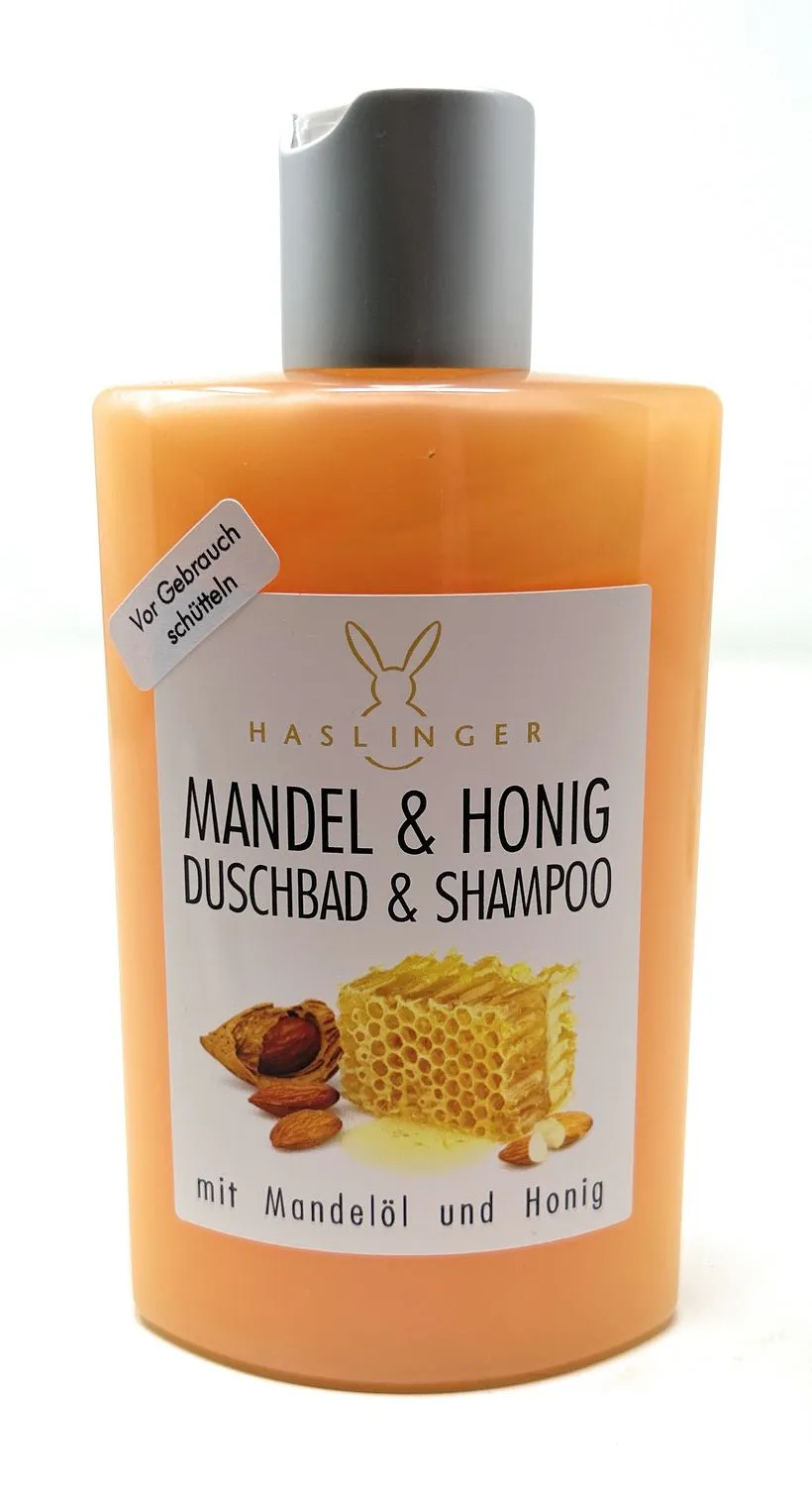 haslinger-mandel-honig-duschbad-shampoo-200ml-honig image 1