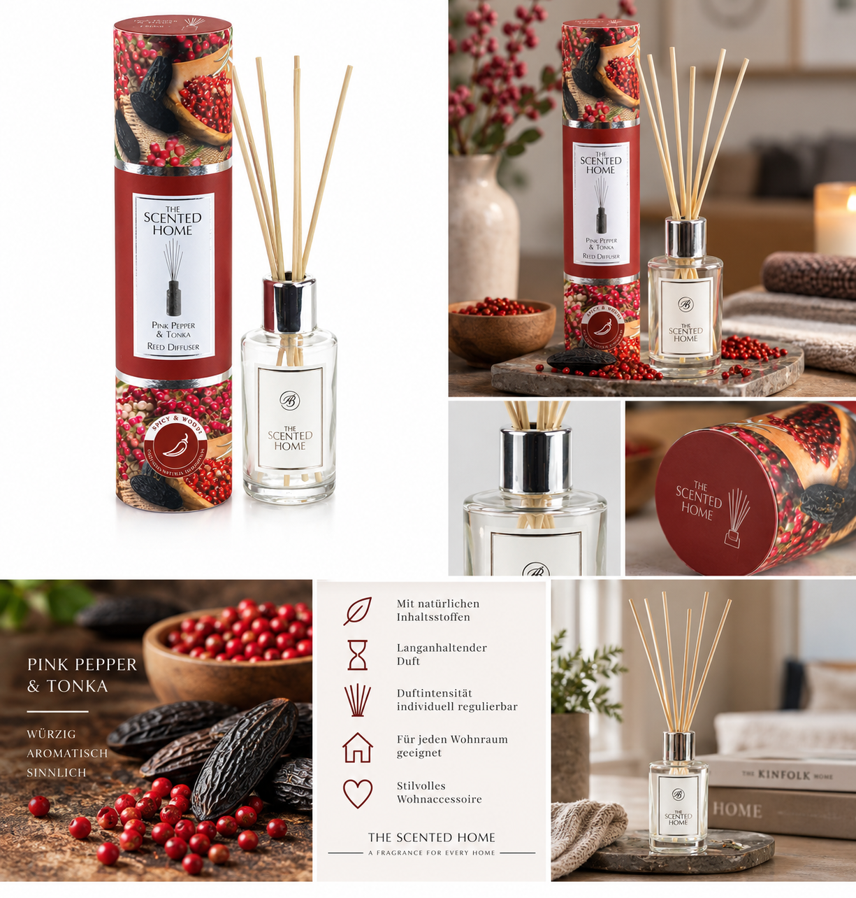 the-scented-home-raumduft-pink-pepper-tonka-diffuser-150-ml image 5