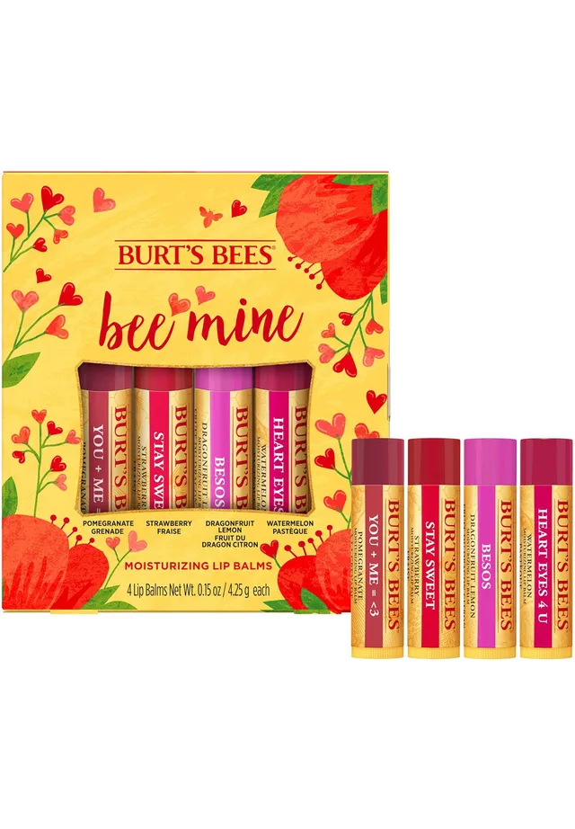 burt-s-bees-lippenbalsam-geschenkset-4er-fruchtig image 1