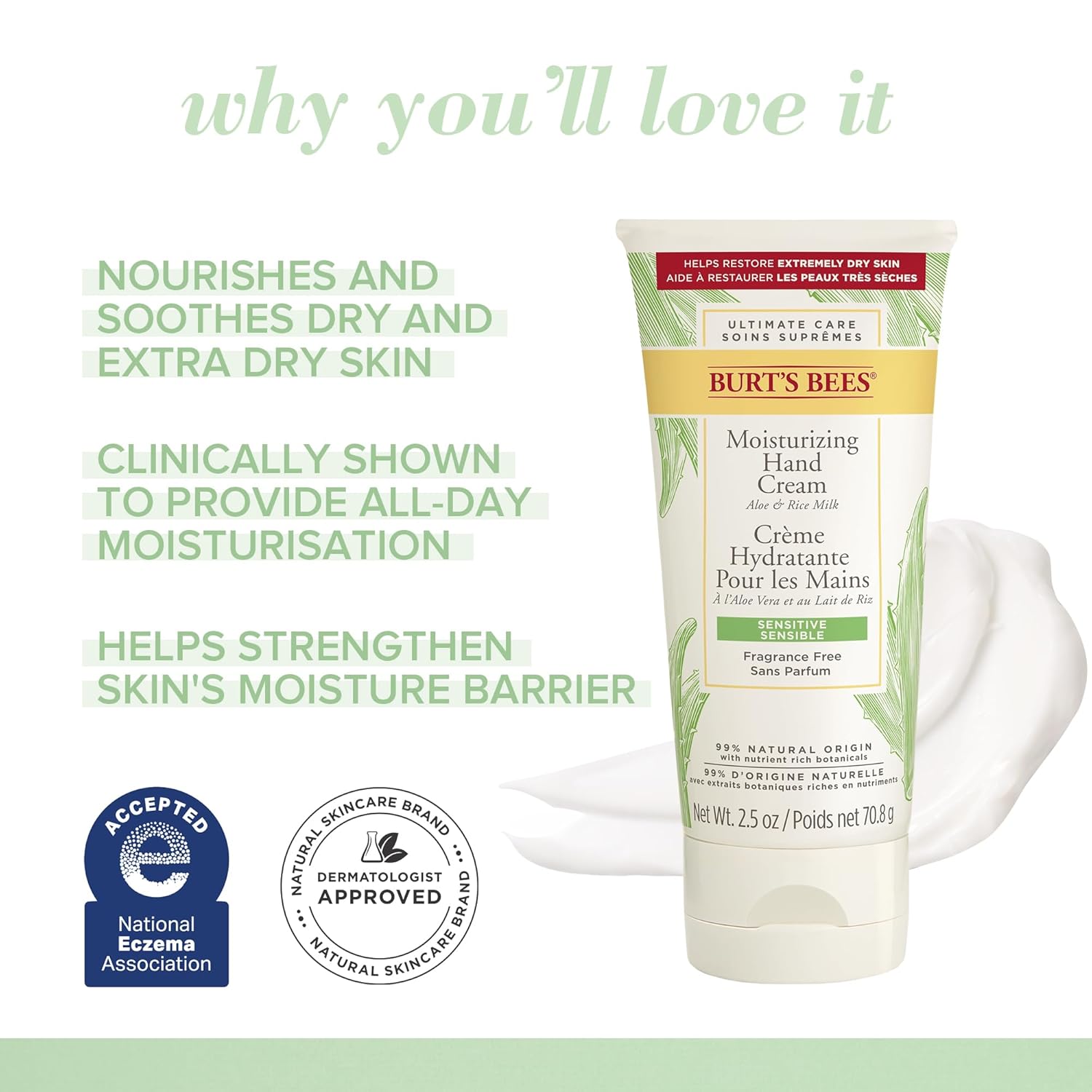 burt-s-bees-handcreme-sensitive-71-g-trockene-h-nde image 2