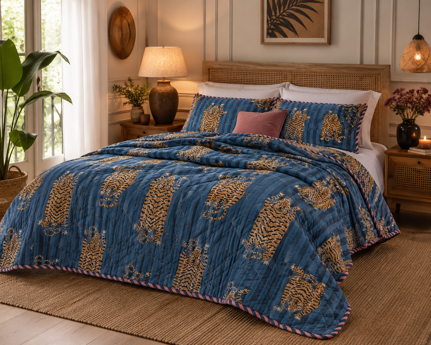 wohndecke-quilt-optik-baumwolle-140x220cm-gesteppt image 3