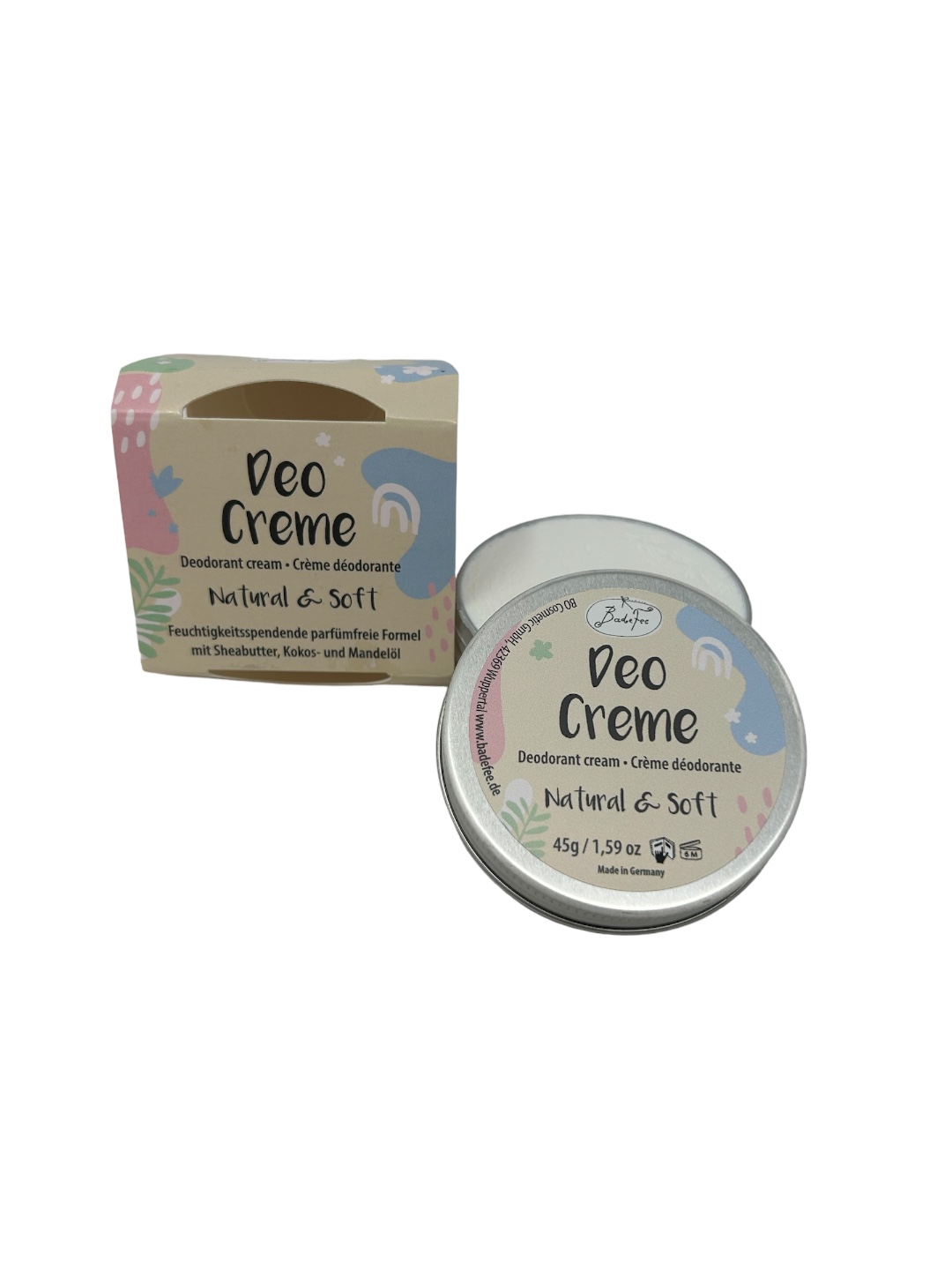 badefee-deo-creme-natural-soft-bl-tenzart-45ml-gr-ner-tee image 2