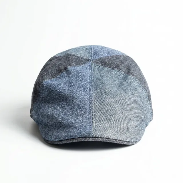 samis-flatcaps-schieberm-tze-flatcap-patchwork-leinen image 1