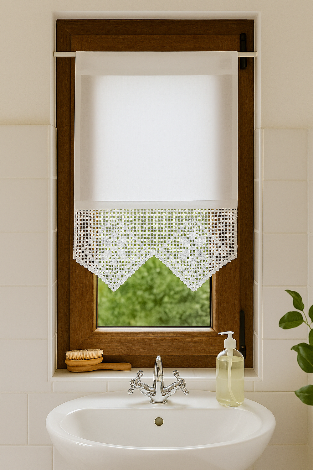 nesbel-vintage-gardine-mit-h-kelspitze-35x45-cm-scheibengardine-halbtransparent image 4