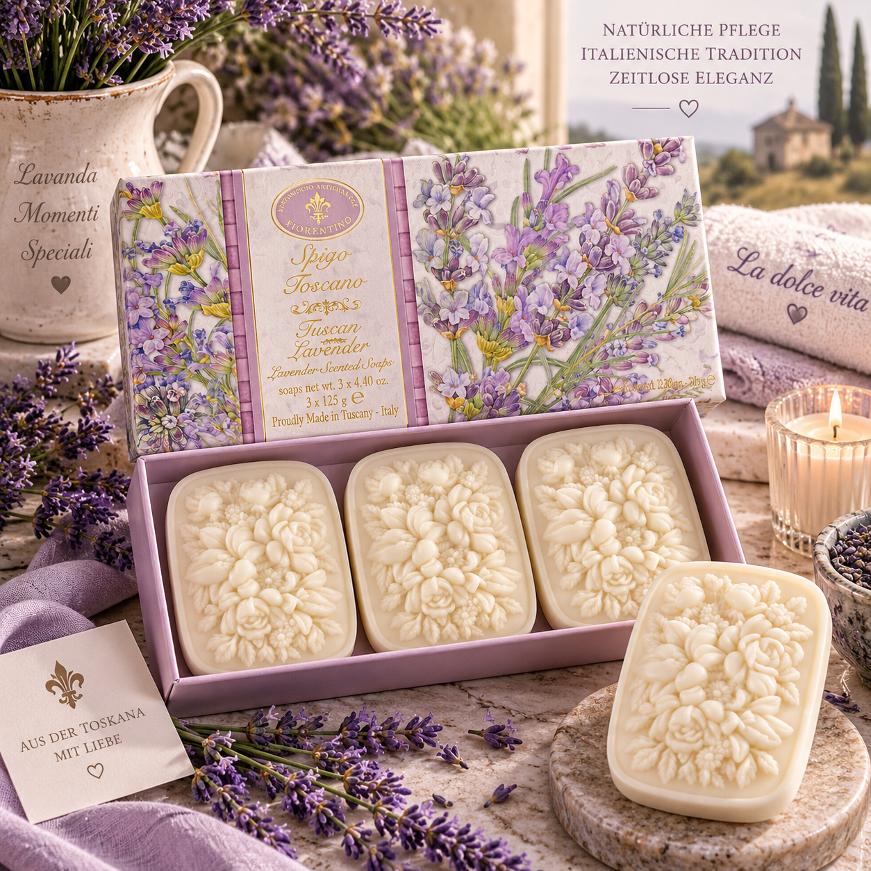 saponificio-artigianale-fiorentino-spigo-toscano-seifenset-lavendel-3x125-g image 2