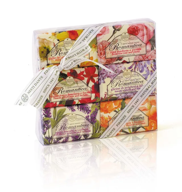 nesti-dante-romantica-seifen-set-6x150-g-blumenduft image 1