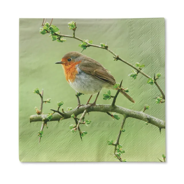 traumduft-servietten-rotkehlchen-33x33-3-lagig-20-st-ck image 1