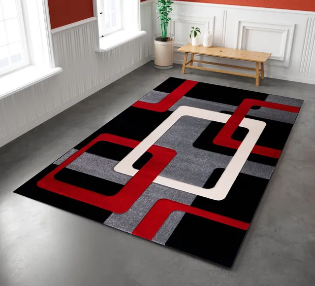 my-home-teppich-kurzflor-3d-design-70x140-cm image 1