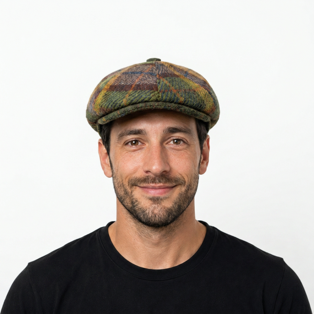 samis-flatcap-schurwolle-schieberm-tze-braun-herren-herbst image 2