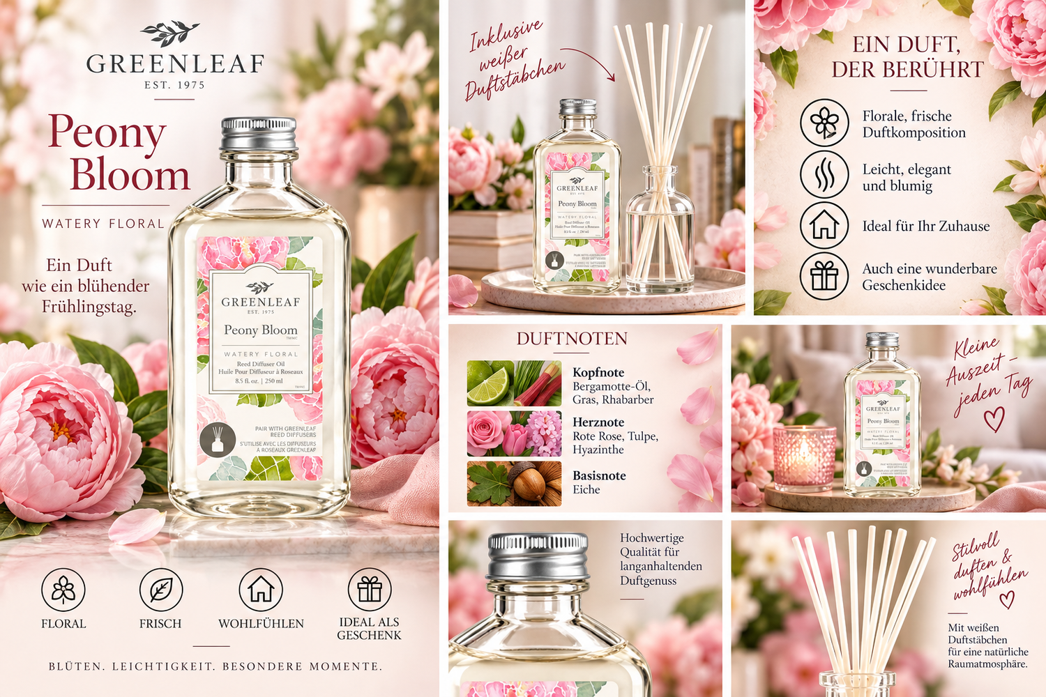 greenleaf-peony-bloom-reed-diffuser-l-raumduft-250-ml image 3