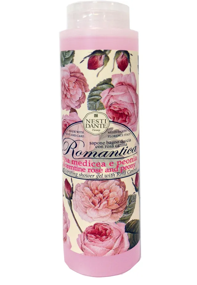 nesti-dante-romantica-rose-peony-duschgel-300-ml image 1