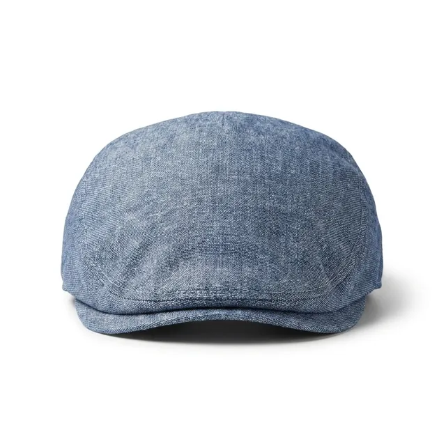 samis-flatcaps-flatcap-jeans-meliert-leinen-schieberm-tze image 1