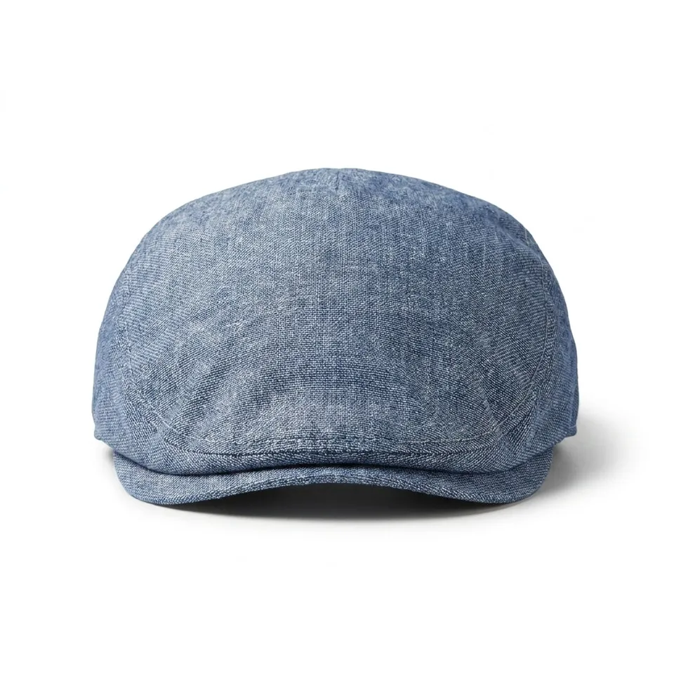 samis-flatcaps-flatcap-jeans-meliert-leinen-schieberm-tze image 1