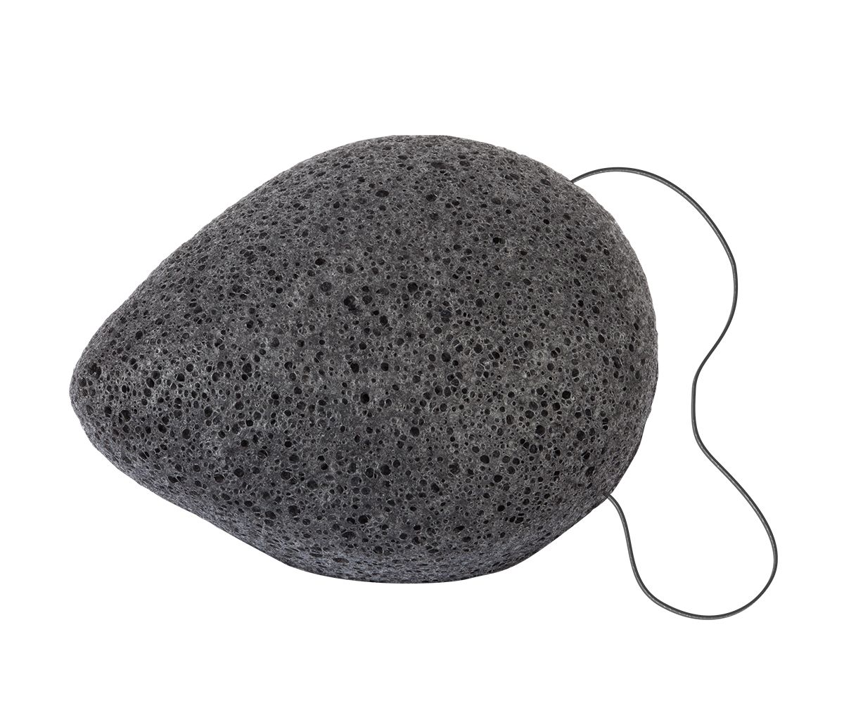 konjac-gesichtsreinigungs-schwamm-bambuskohle-schwarz-peeling image 1