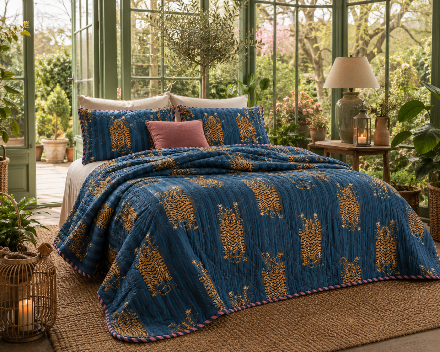 wohndecke-quilt-optik-baumwolle-140x220cm-gesteppt image 2