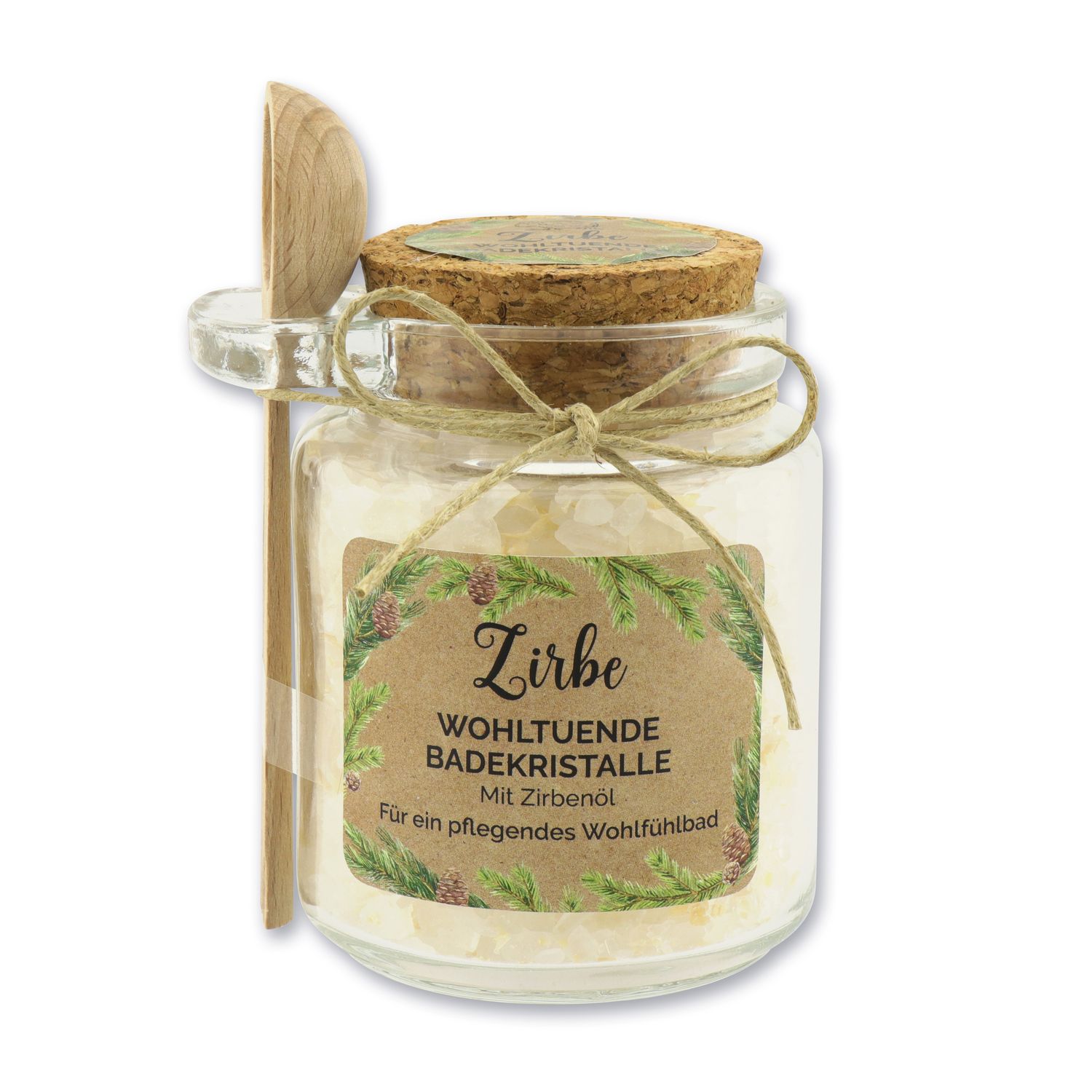 florex-zirbe-badesalz-grob-schafmilch-300-g-im-glas image 2