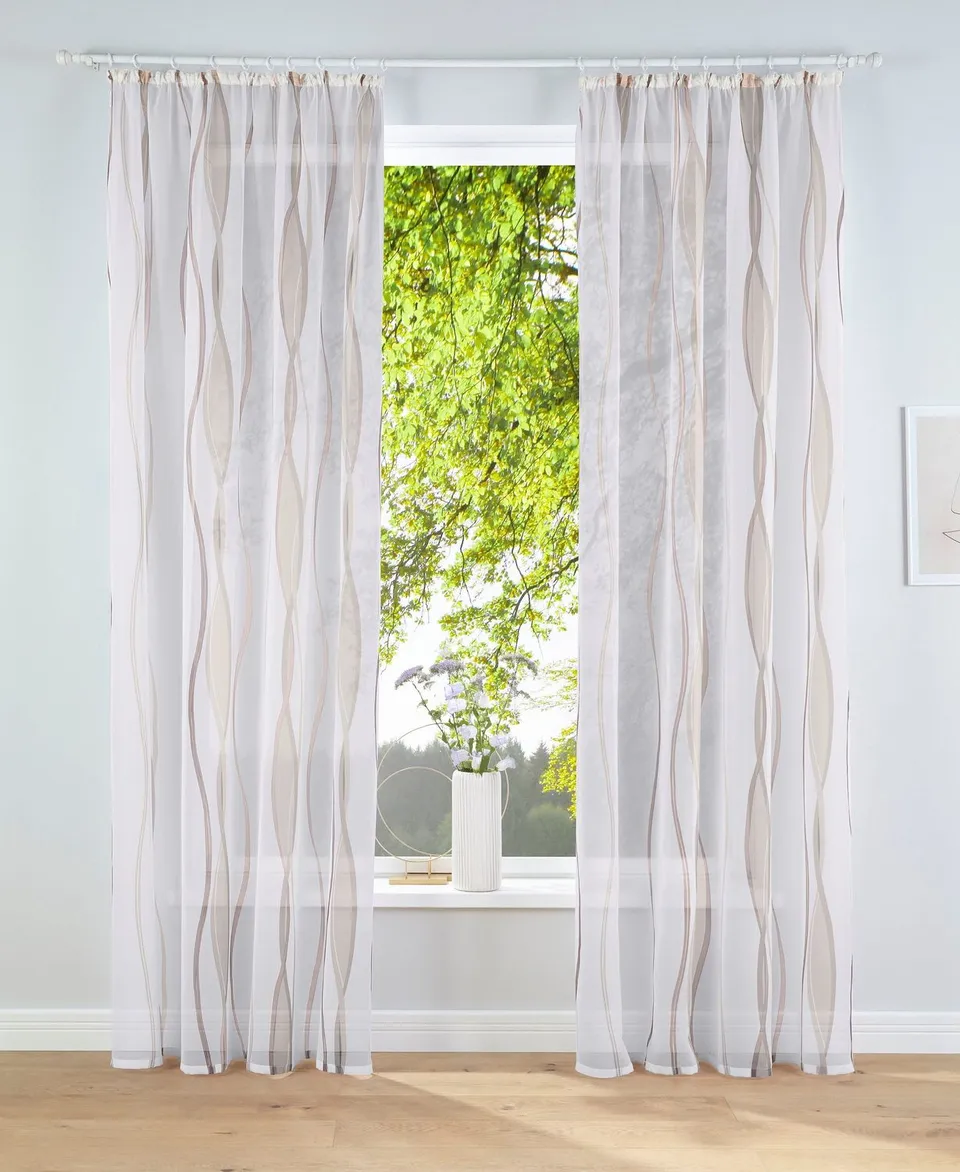 my-home-dimona-gardine-225x140-cm-2er-set-transparent image 1