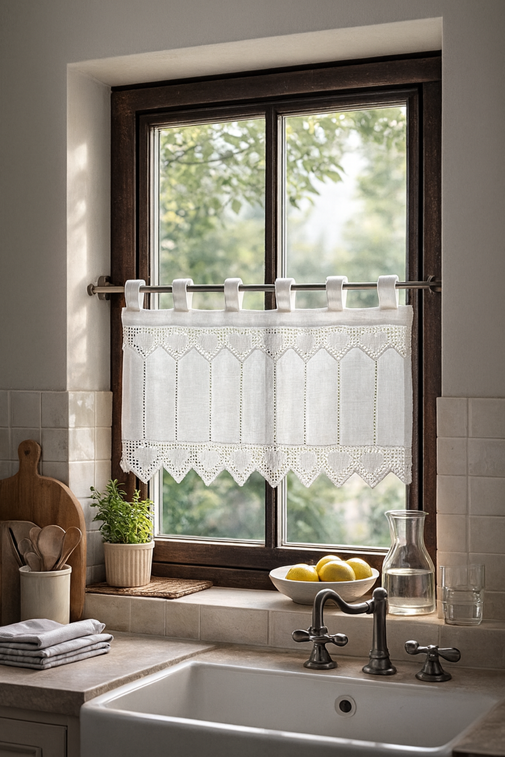 fenstervorhang-baumwolle-h-kelspitze-wei-40x40-cm image 2