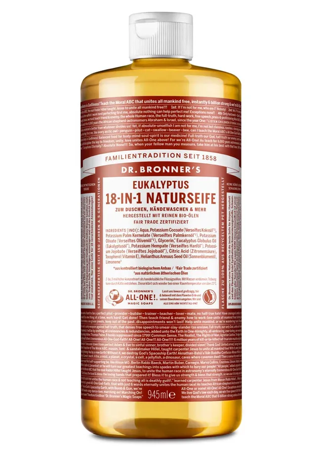 dr-bronner-s-eukalyptus-18-in-1-naturseife-945-ml-bio image 1