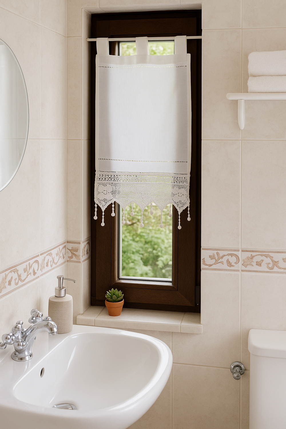 fenstervorhang-baumwolle-h-kelspitze-wei-50x60-cm-vintage image 3