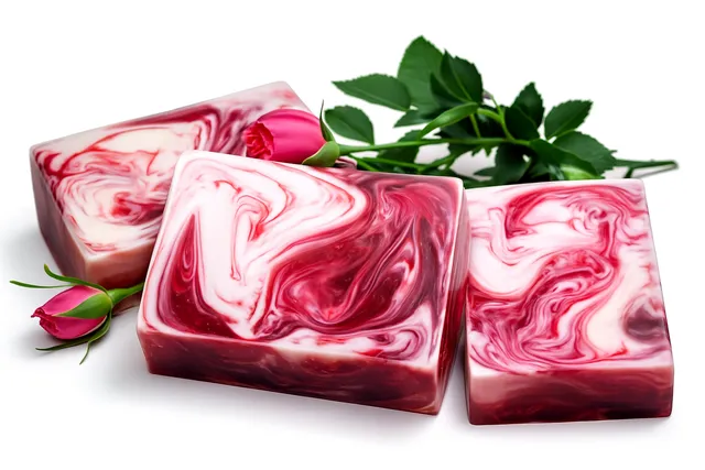 nesbel-rose-seife-300-g-glycerinseife-mit-ziegenmilch image 1