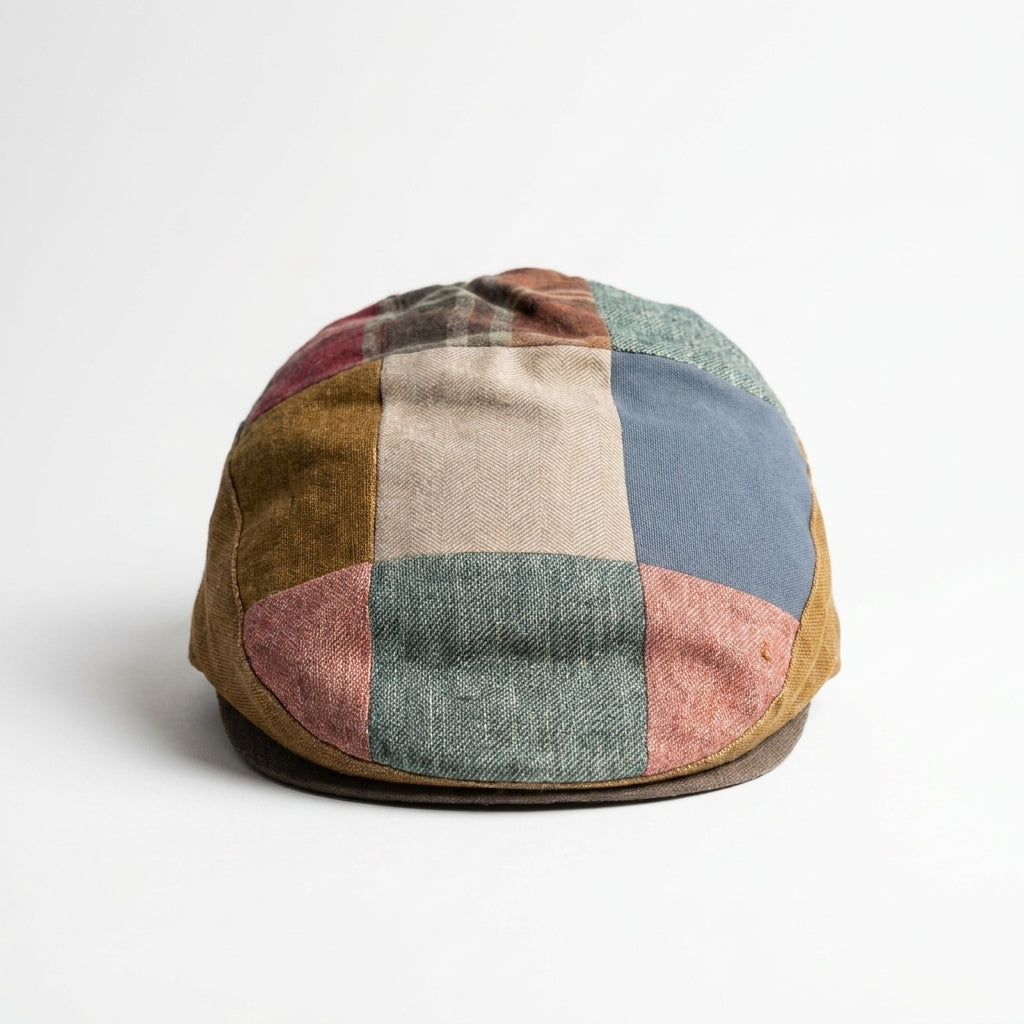 samis-flatcaps-schieberm-tze-patchwork-s-leinen-sommer image 1
