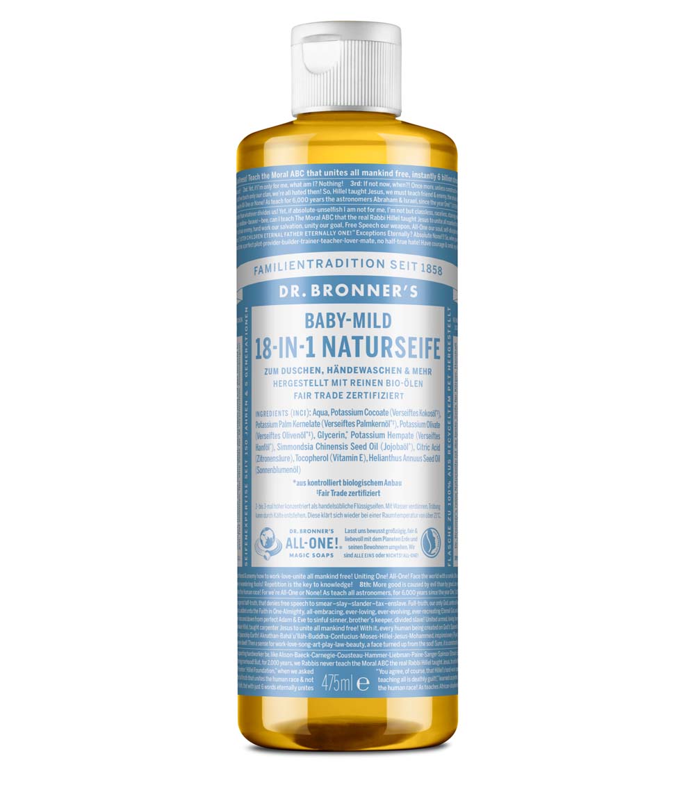 dr-bronner-s-baby-mild-18in1-seife-neutral-475-ml-oliven-l image 1
