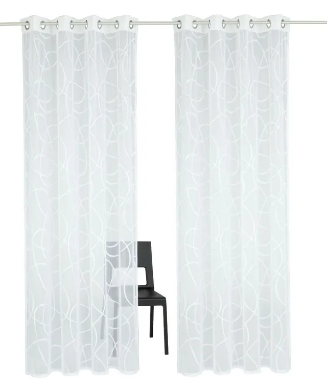 my-home-louga-gardine-jacquard-wei-245x140-cm-2er-set image 1