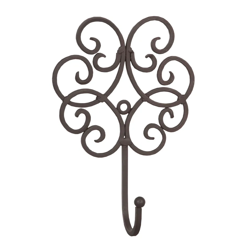 clayre-eef-6y1254-wandhaken-eisen-braun-13x5x19-cm image 1