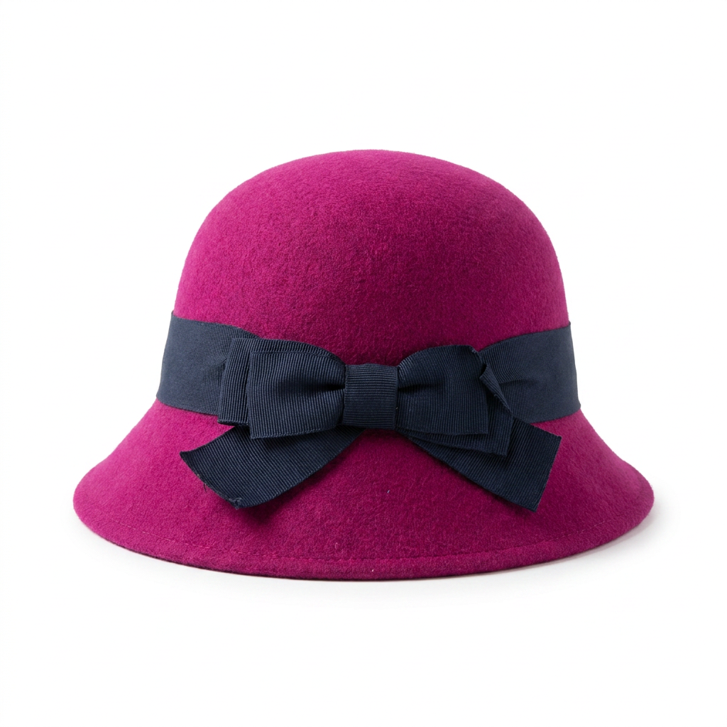 samis-cloche-wollfilz-hut-pink-wasserabweisend image 2