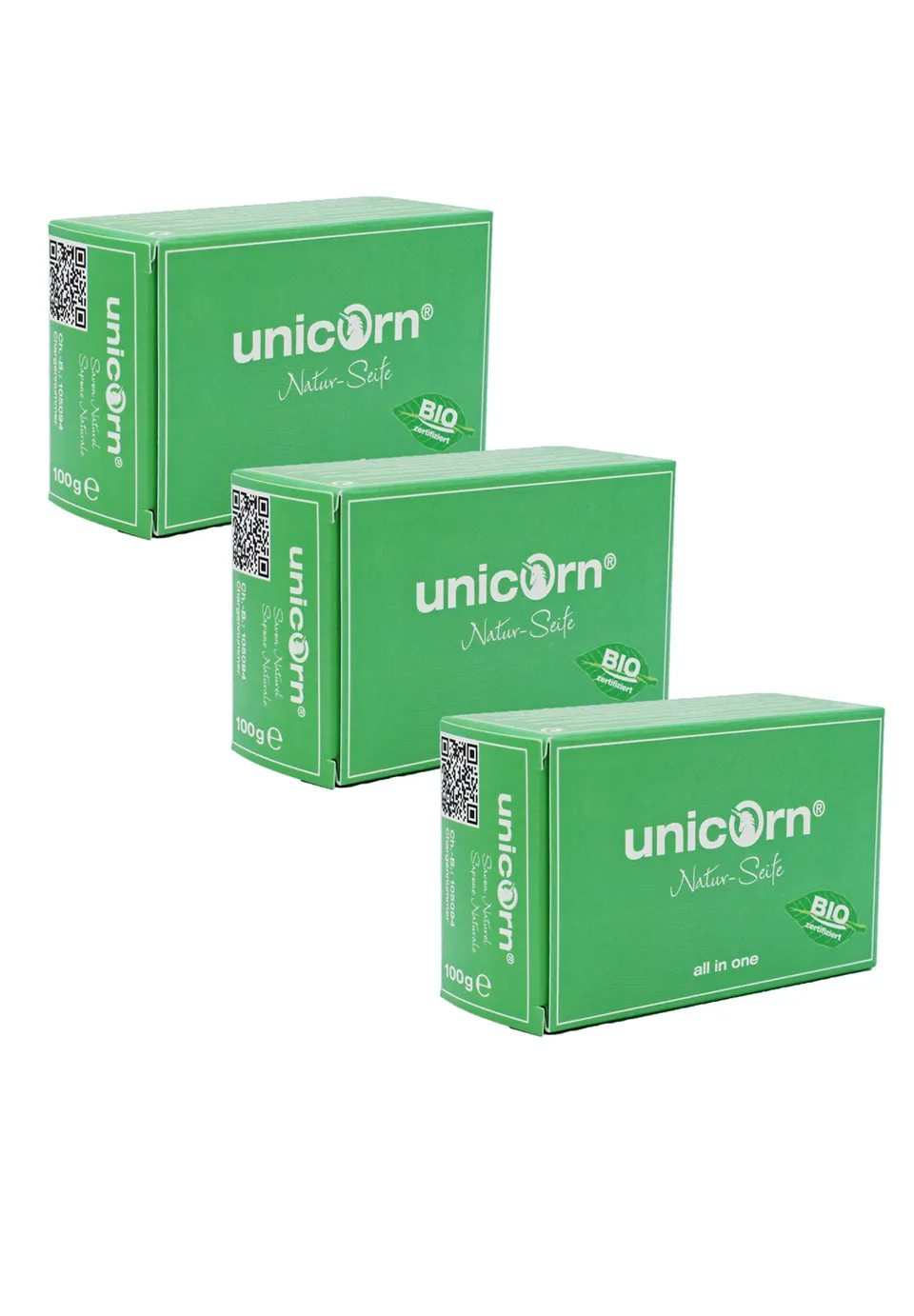 unicorn-all-in-one-naturseife-bio-apfelduft-300-g image 1