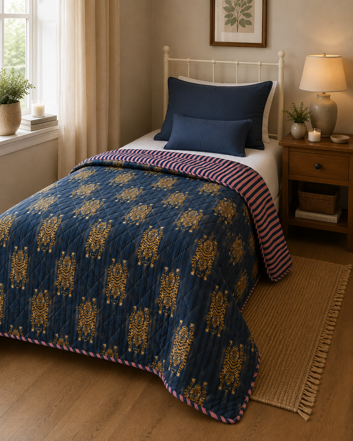 nesbel-wohndecke-quilt-optik-baumwolldecke-140x180-cm image 3