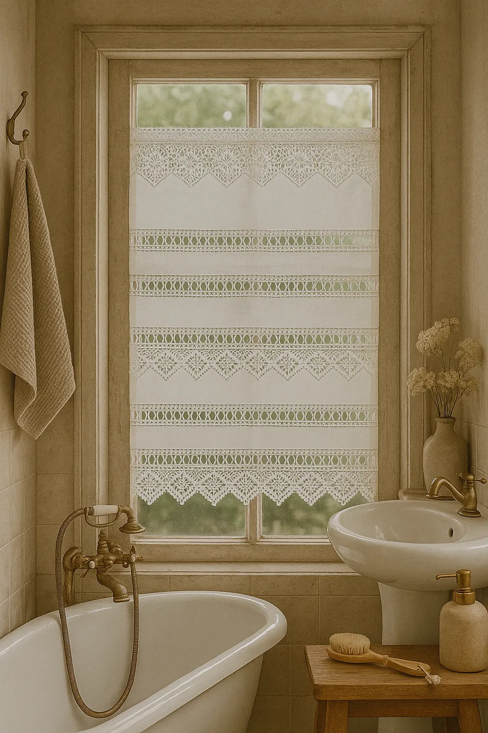 fenstervorhang-baumwolle-h-kelspitze-40x70-cm-wei-vintage image 1