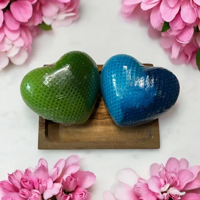 nesbel-beauty-glycerinseife-3d-herzen-duschseife-2x160g-empfindliche-haut image 1