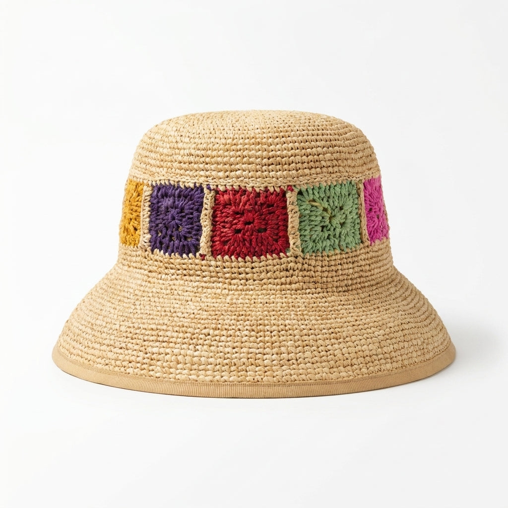 samis-cloche-raffia-damenhut-natur-one-size-uv-schutz image 1