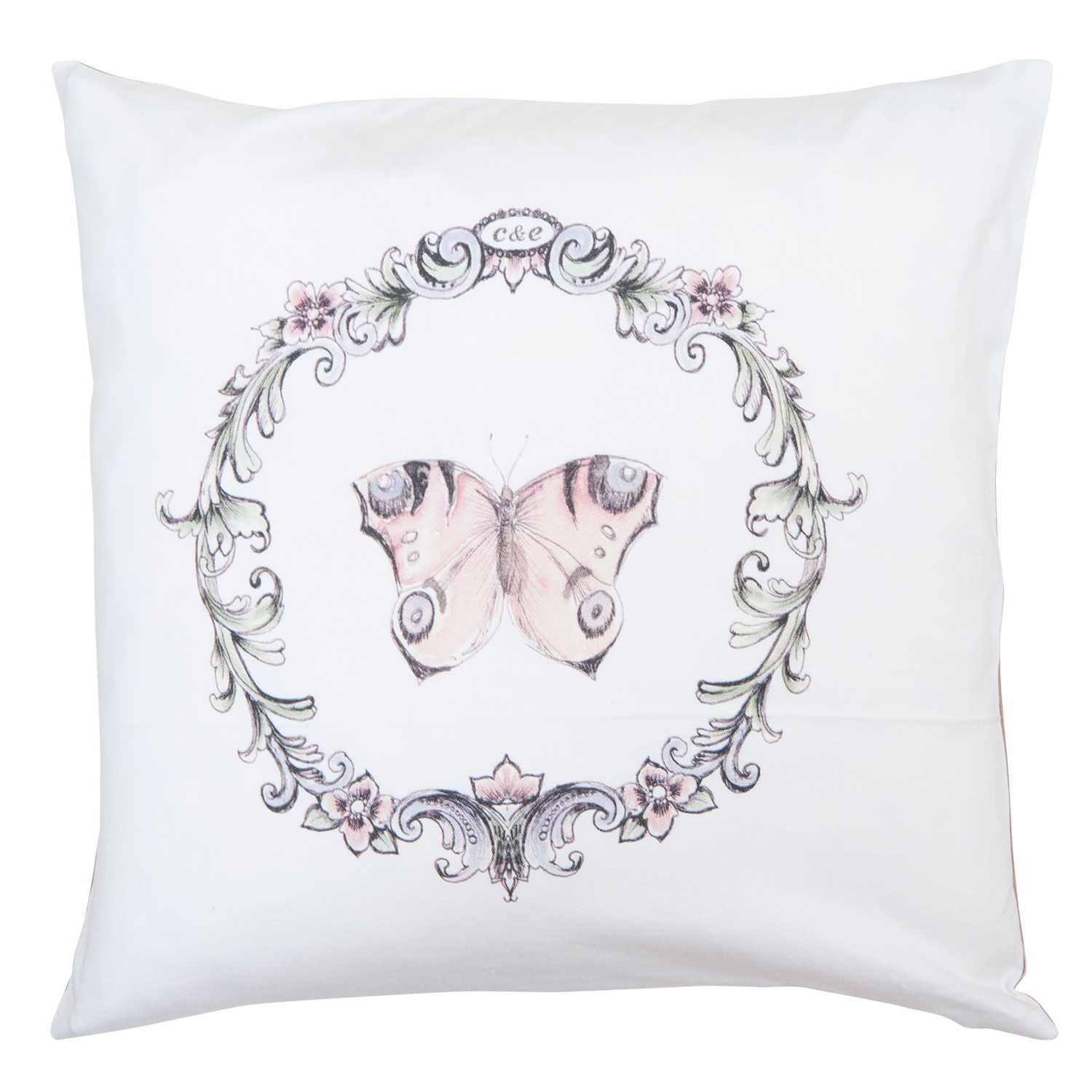clayre-eef-kissenh-lle-schmetterling-40x40-baumwolle-natur image 1