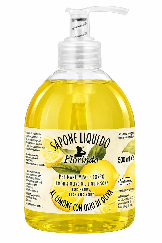 florinda-zitrone-oliven-l-fl-ssigseife-500-ml image 1