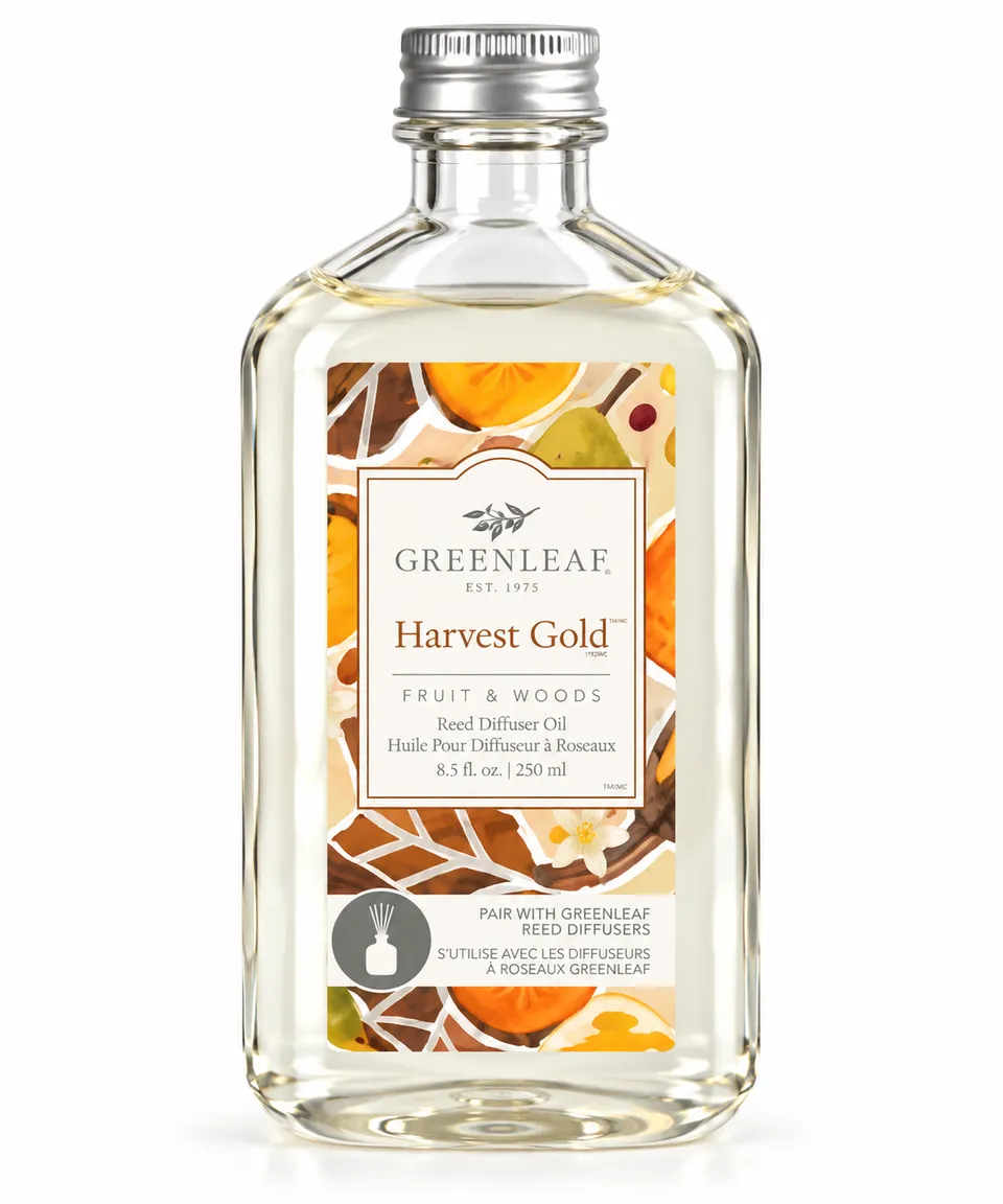 greenleaf-harvest-gold-reed-diffuser-l-250-ml-fruchtig-holzig image 1