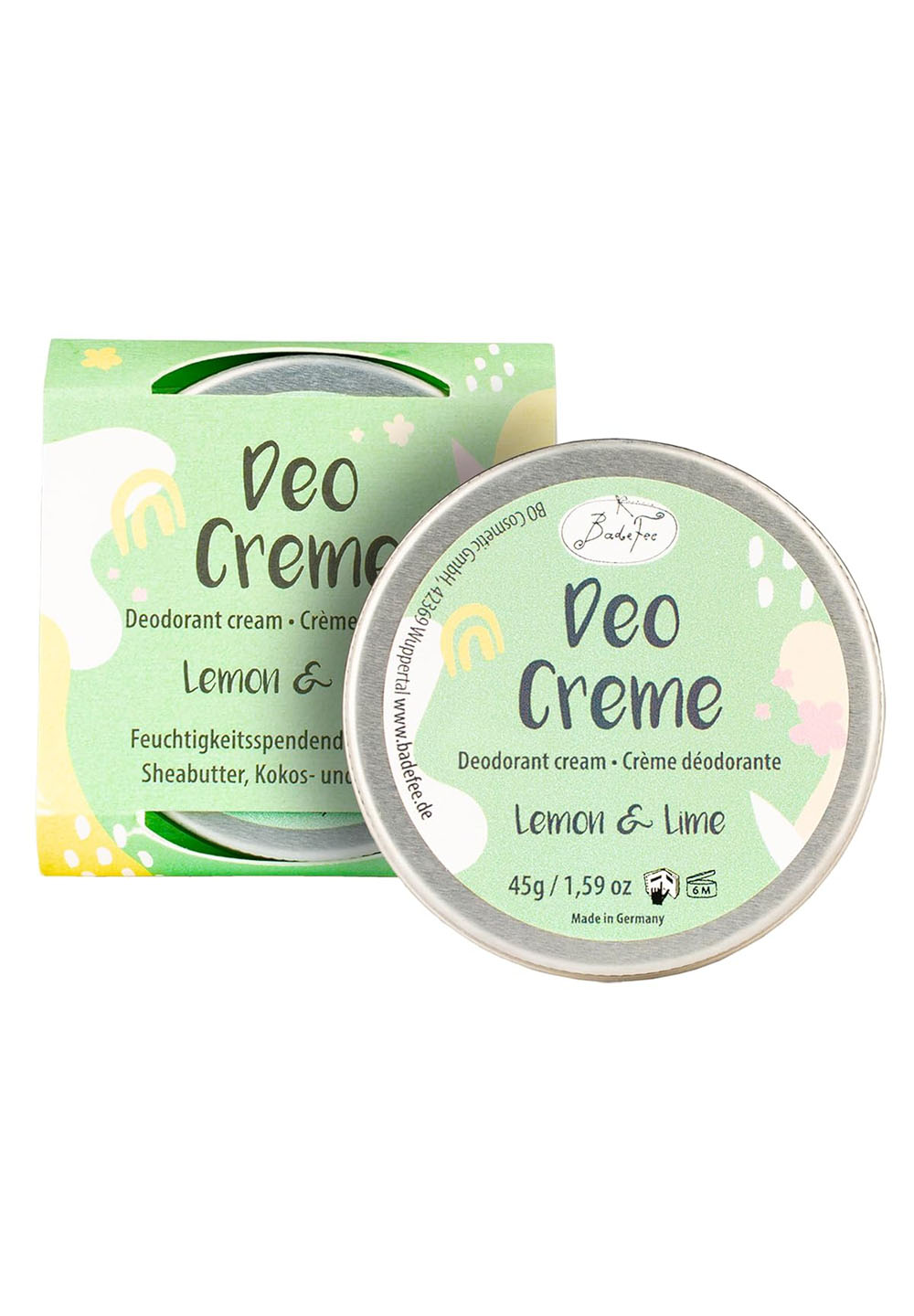 badefee-deo-creme-lemon-lime-deocreme-45-ml-zart image 2
