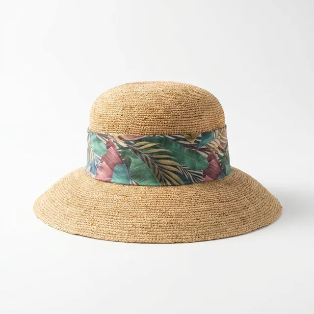 samis-cloche-raffia-glocke-strohhut-natur-uv-schutz image 1