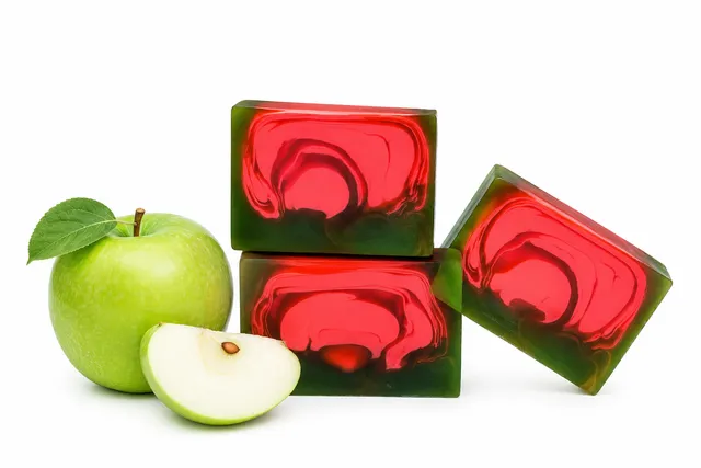 nesbel-beauty-gr-ner-apfel-seife-3x100-g-glycerin image 1